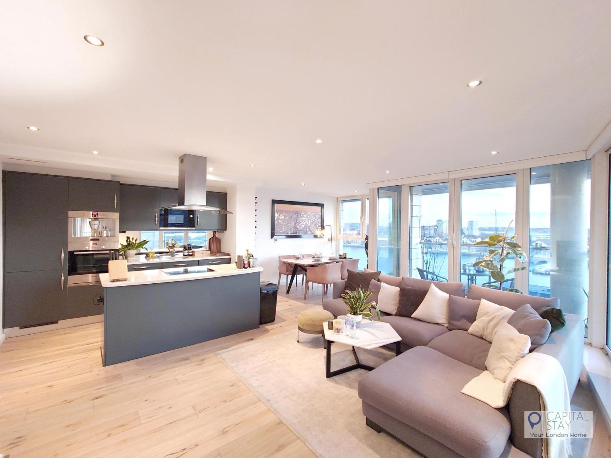 Deluxe Two Bed Apartment With River & City View London Exterior foto